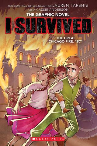 The cover of I Survived: The Great Chicago Fire, 1871.