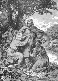 Image of Popielu the king. 