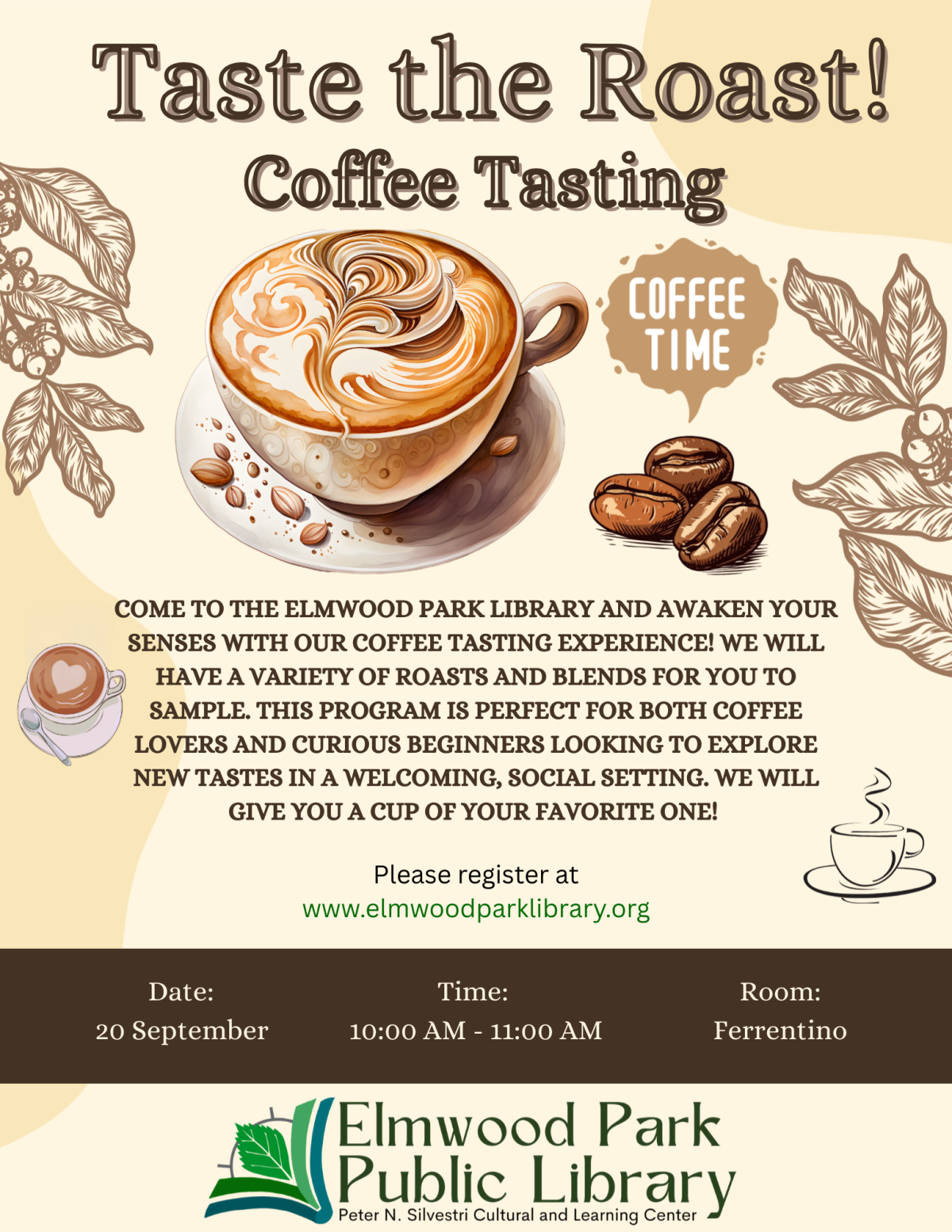 Taste the Roast! Coffee tasting